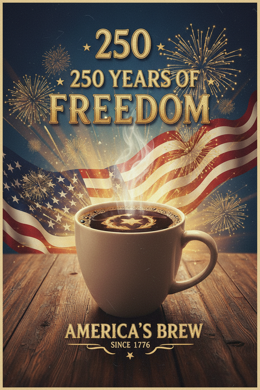 Brewing Freedom: Celebrating 250 Years of America with a Cup of Coffee