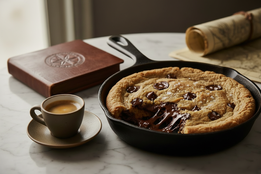 Skillet Cookie with Espresso Butter: One Pan. One Cookie. Zero Regrets.