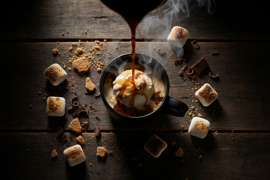 S'mores Affogato: We Poured Coffee Over a Campfire. You're Welcome.
