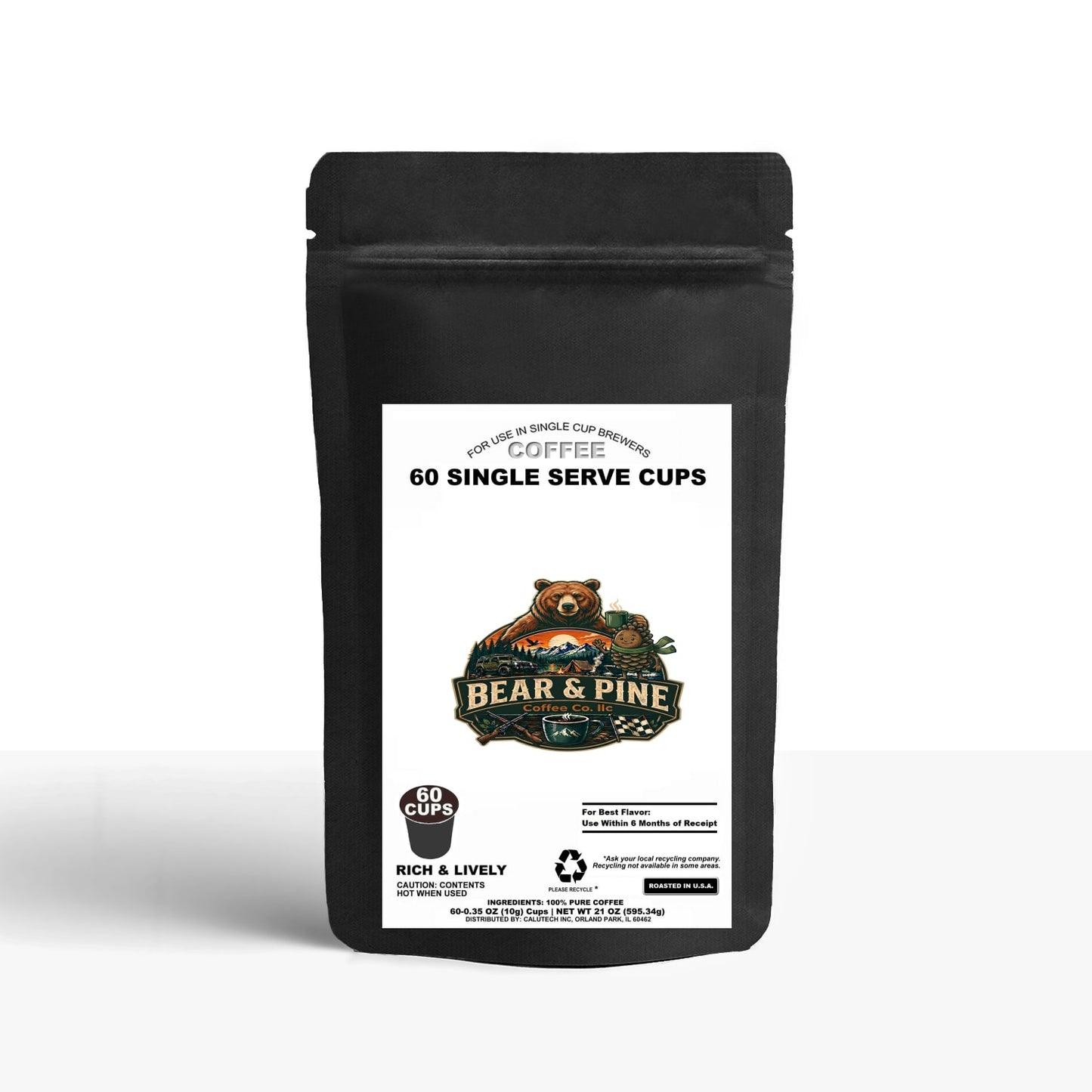 60 Pack Single Serve Coffee Capsules