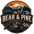 Bear & Pine Coffee Co. llc outdoor badge logo