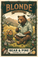 Bear & Pine Blonde Sweet Blend artwork with a bear and a blonde-haired pinecone lady sharing espresso in a sunny meadow.